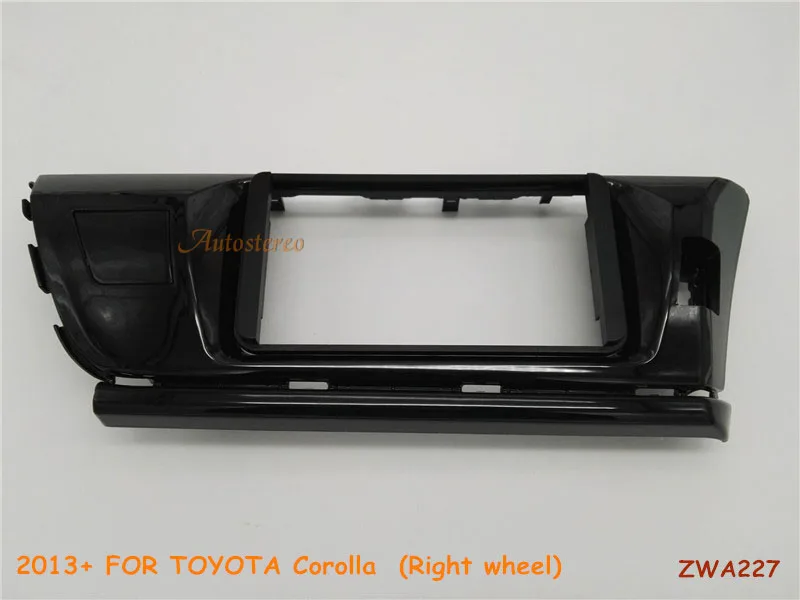 

ZWNAV 11-227 Car Radio Fascia Stereo Fascia Dash CD Trim Installation Frame Kit for TOYOTA Corolla 2013+ (Right wheel)