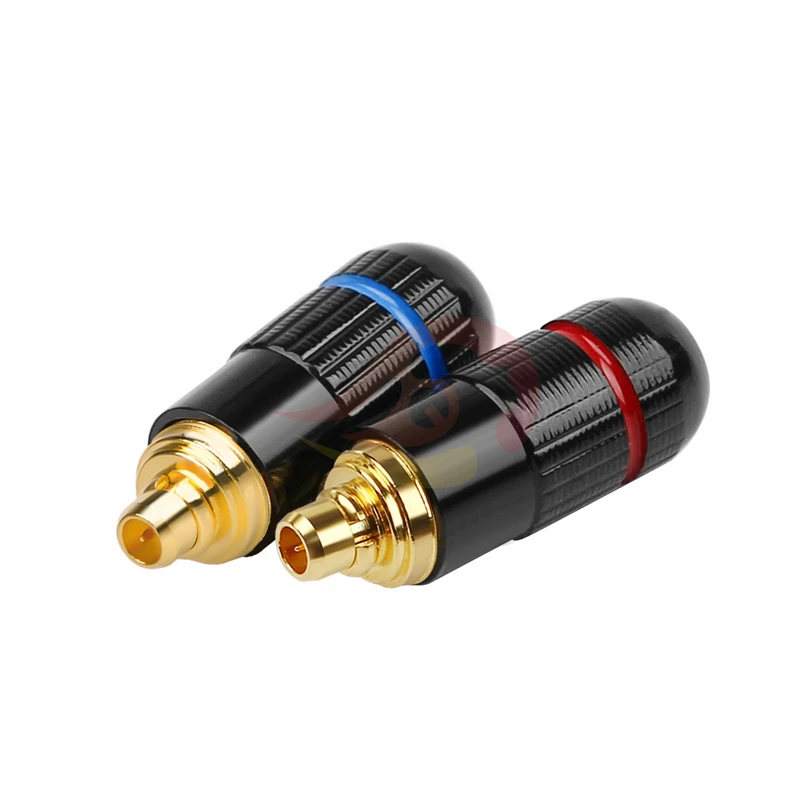 QYFANG Gold Plated Copper HiFi Earphone Pin Aluminum Alloy Audio Jack Metal Adapter Wire Connector For ie300 ie900 Headphone