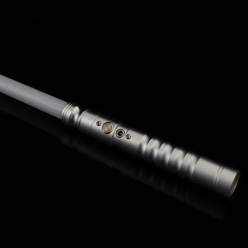 75Cm Lightsaber RGB 7 Warna Berubah Pegangan Logam Laser Pedang Duel Berat Suara Ringan Tabrakan Perubahan Warna Alat Peraga Cosplay