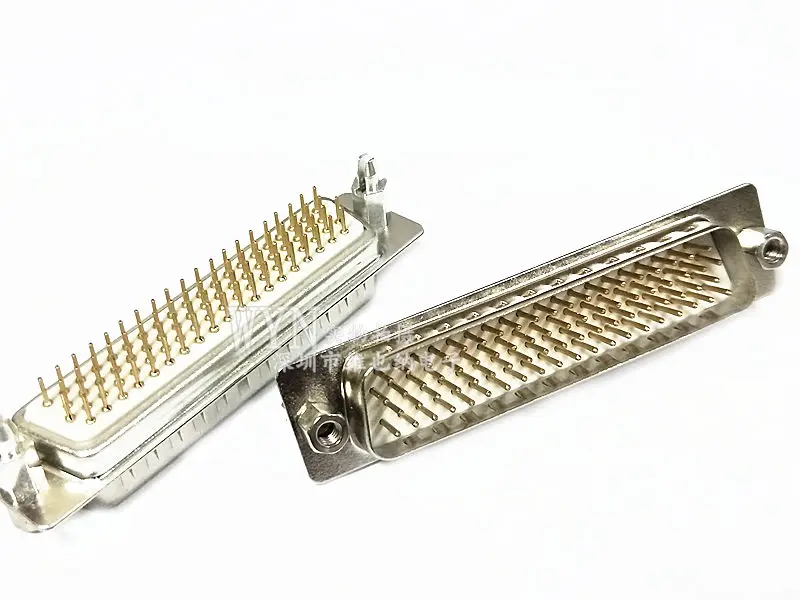 10pcs HDB78 DB78 78 Pin Male 4 Rows M Type Pin Golden Welding Adapter Connector DIY