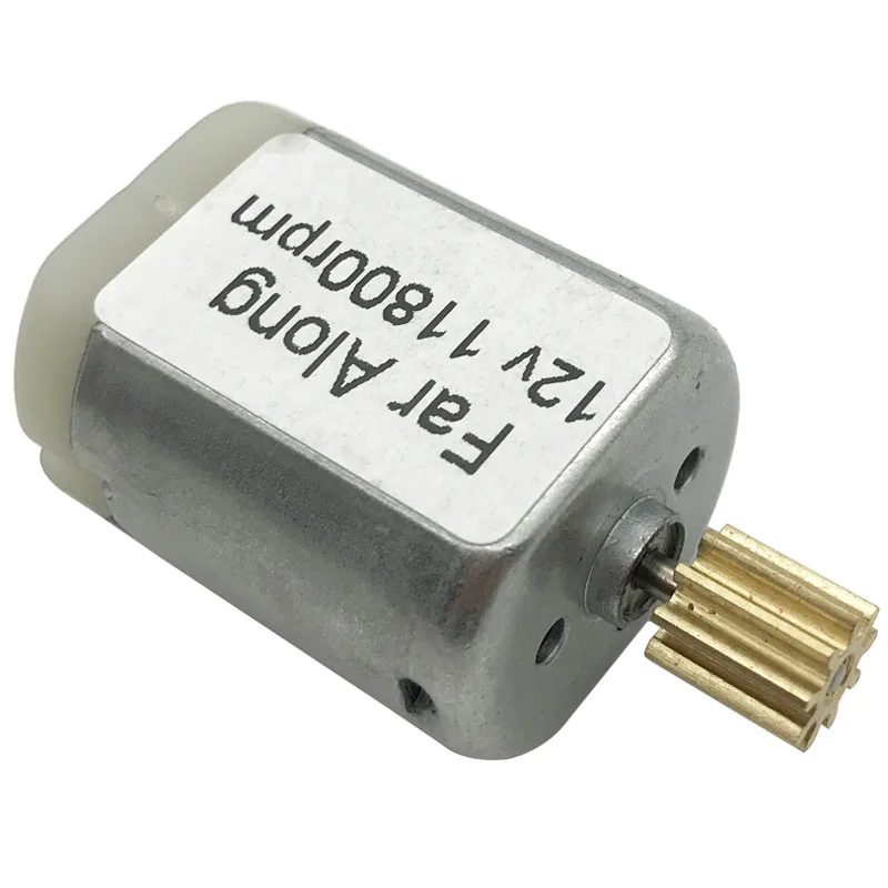12V Micro DC High Speed Motors 11800RPM With Gear M0.7*9 Teeth For Car Rearview Mirror Central Control Lock Car Door Lock Motor