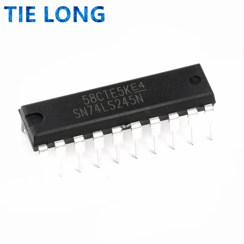 10pcs/Lot SN74LS245N DIP20 SN74LS245 DIP 74LS245N DIP-20 74LS245 HD74LS245P OCTAL BUS TRANSCEIVERS WITH 3-STATE OUTPUTS IC