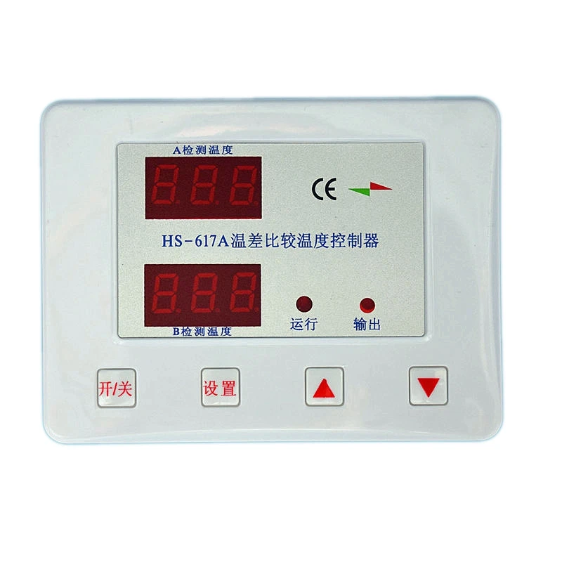 617A solar hot water return water temperature difference comparison controller circulating pump digital display adjustable instr