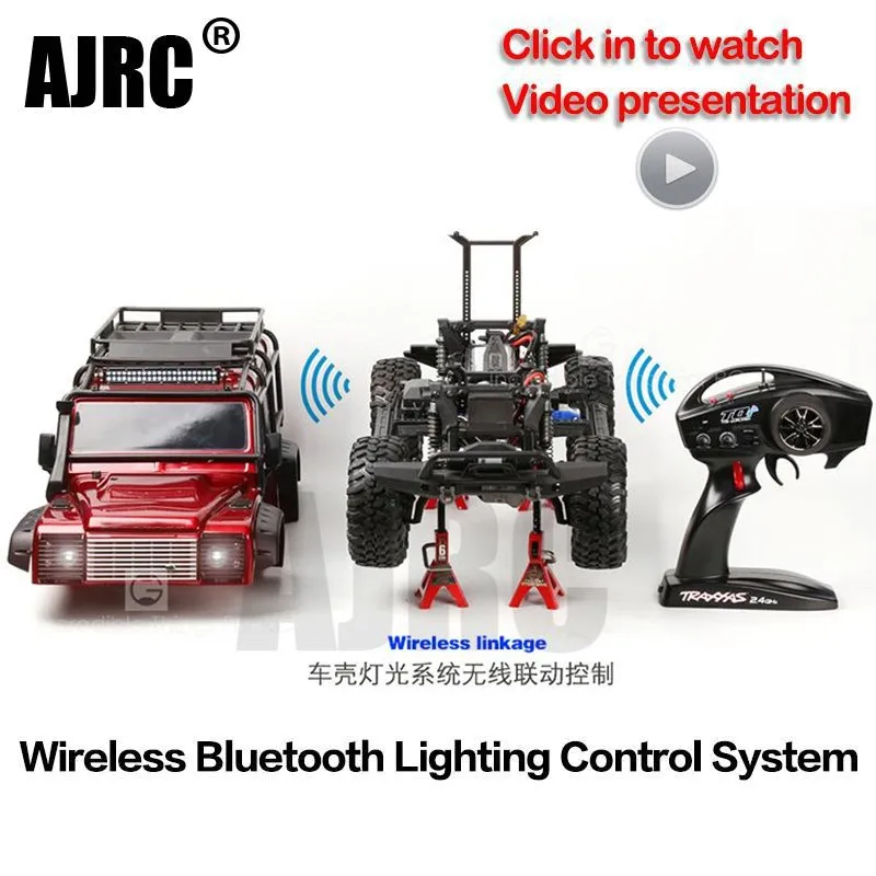 

For Traxxas Trx-4 Defender Bronco Scx10 Axial Tamiya D90 D110 Universal Wireless Bluetooth Lighting Control System