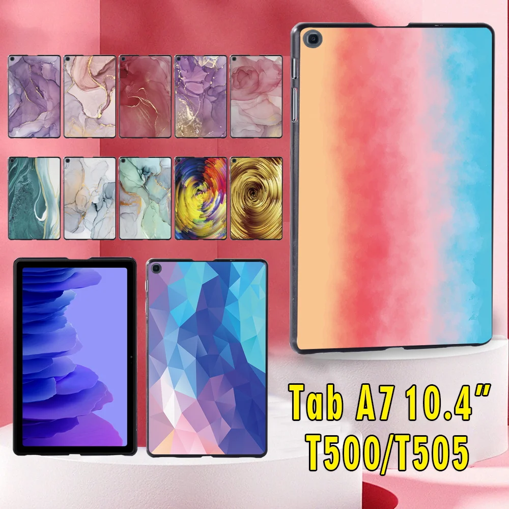 

Multicolor Case Cover Samsung Galaxy Tab A7 10.4" 2020 T500 T505 Tablet Plastic Durable Drop Resistance Case for SM-T500 SM-T505