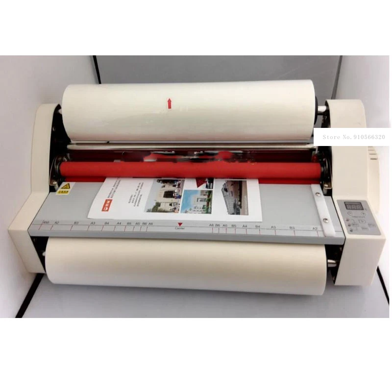 V350 V480 Paper Laminating Machine,Students Card,Worker Card,Office File Laminator Photo Laminator 0.1-5MM Film