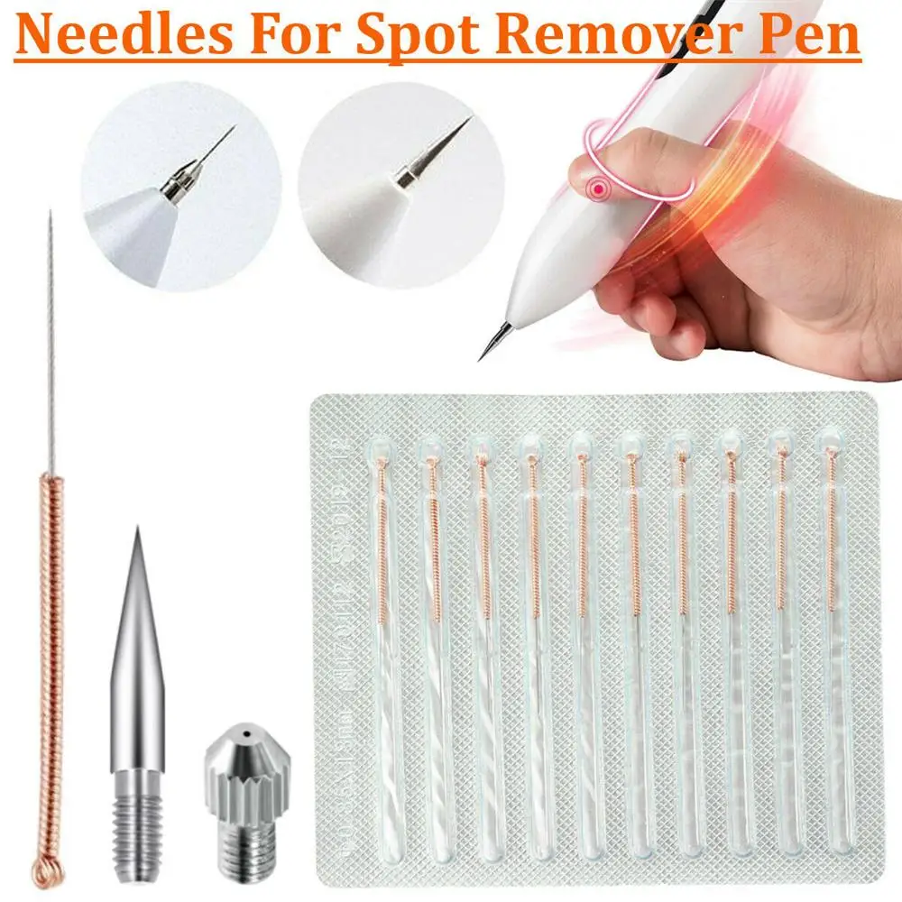 Aiguilles de remplacement pour stylo Laser Plasma, 12 pièces, Machine pour enlever les taches foncées, les grains de beauté, les imperfections de la