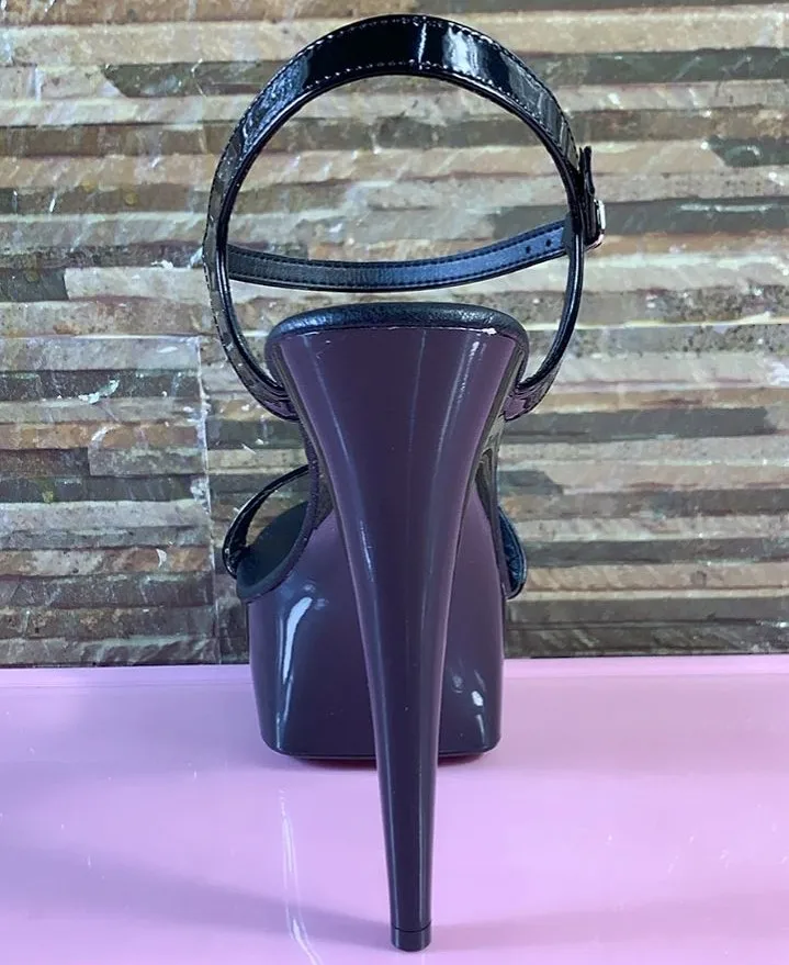Zapatos transparentes sexys de pasarela para mujer, Sandalias de tacón alto de 15CM, zapatos de baile de alta calidad