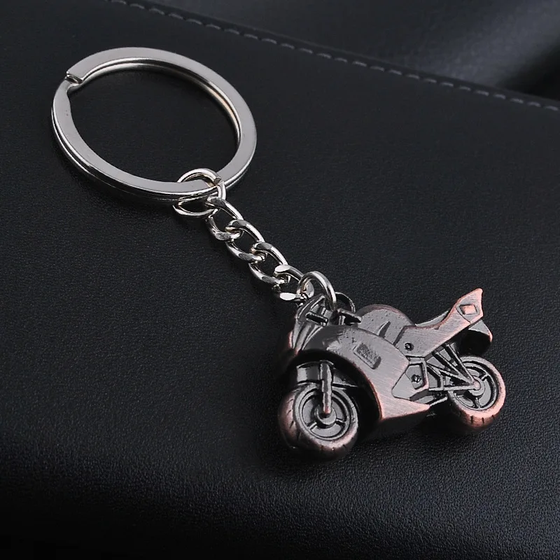 Fashion motorcycle personalized fashion small gift alloy solid motorcycle keychain