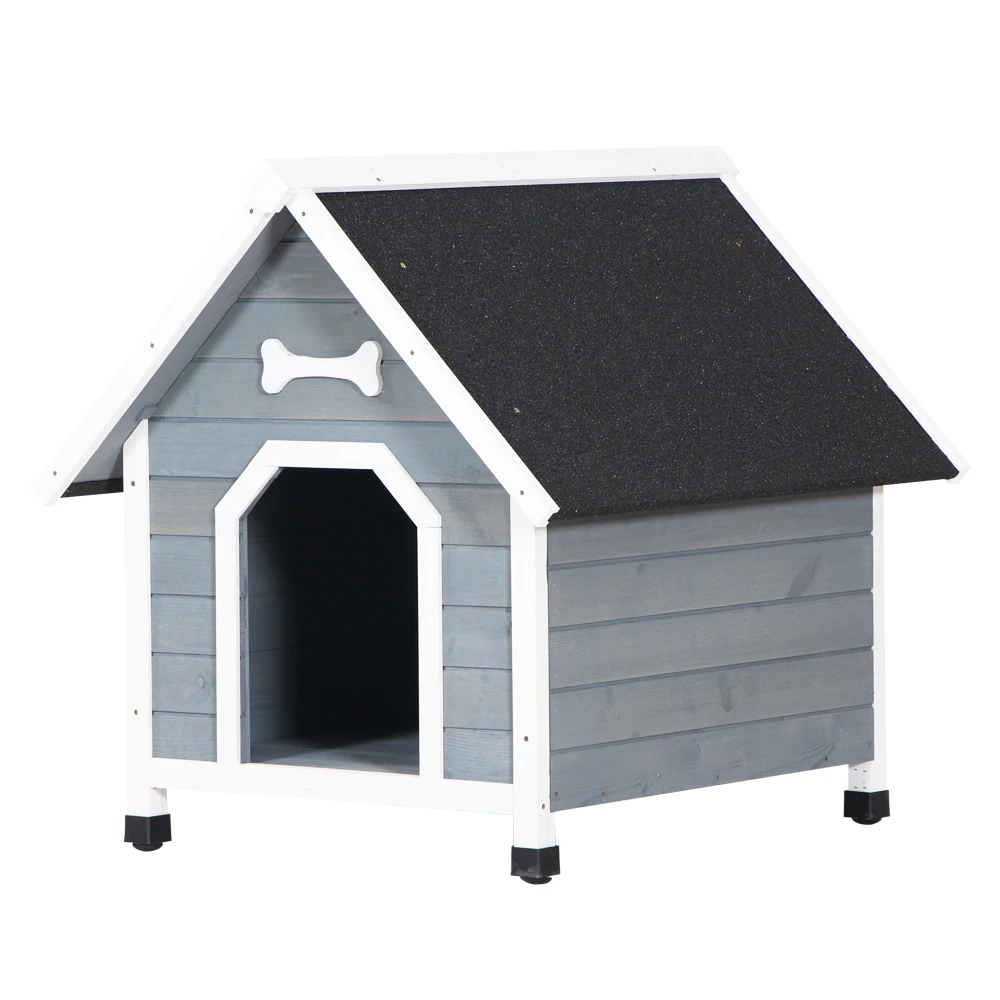 US Warehouse  Dog House Pet Outdoor Bed Wood Shelter Home Weather Kennel Waterproof Living House