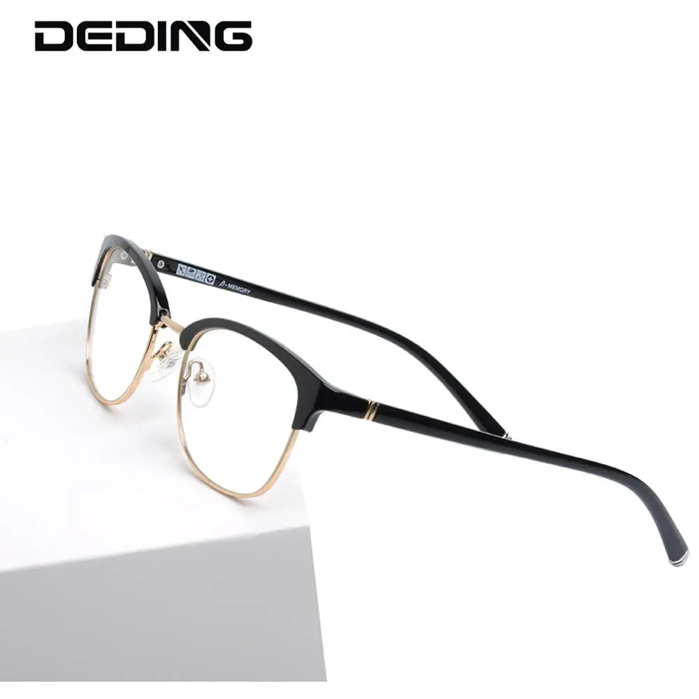 Optical Glasses Frame Men Spectacles Retro Frame Metal Vintage Clear Lens Prescription Myoipa Women Frame Eyewear DD1515