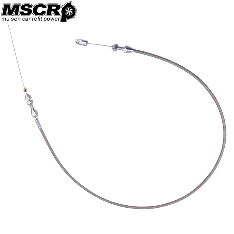 

MSCRP 36" Throttle Gas Cable Kit Stainless Steel Braided For 97-07 Chevrolet/Chevy LS1 Engine 4.8L 5.3L 5.7L 6.0L TCB02-YX02744