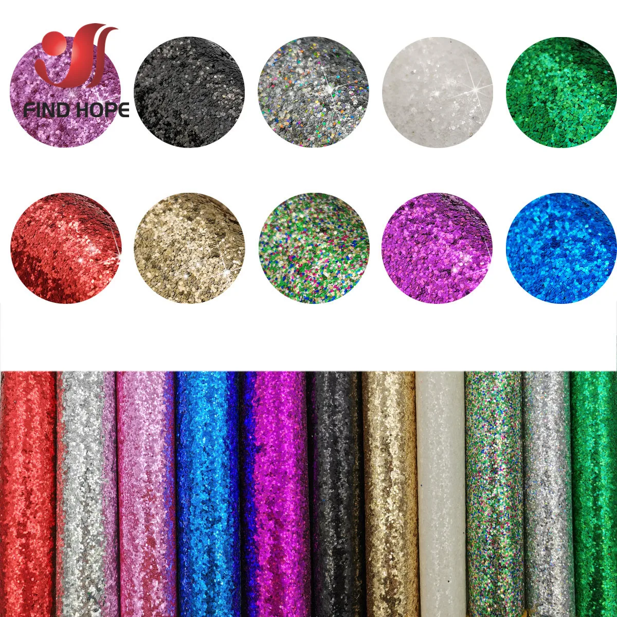 A4 Sparkly Sequin Chunky Glitter Vinyl PU Faux Leatherette Sewing Fabric Sheet iridescent Bow Craft DIY Earring Making Material