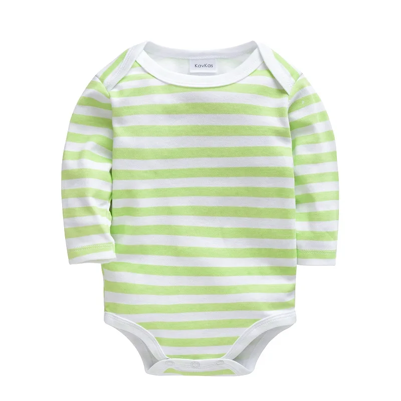 Honeyzone Unisex Baby Sleeper Pijama Bebe Recien Nacido Green Striped Pyjama Bebe Jumpsuit Full Sleeve Summer Baby Clothes