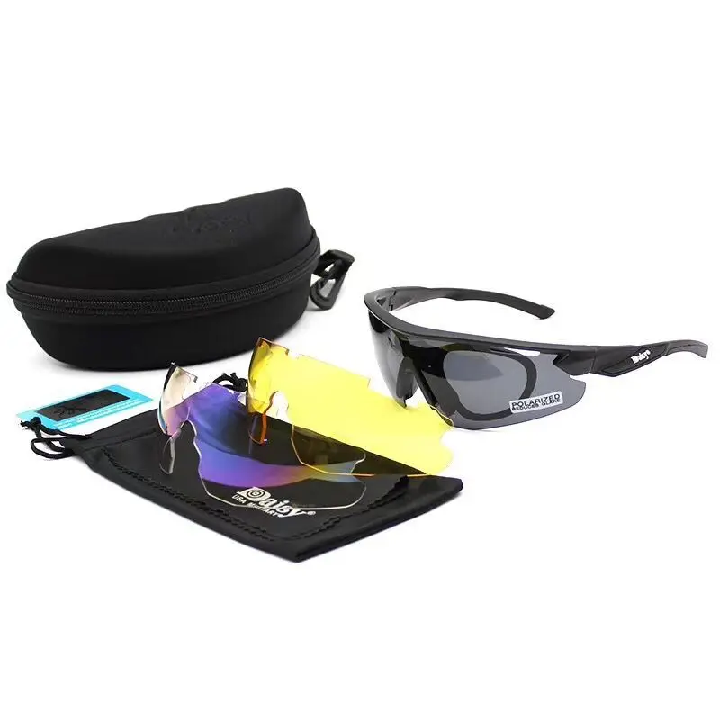 Daisy X7 polarized Sunglasses Tactical Goggles Men Polarized C5 Glasses Kit War Game Shooting Goggles Outdoor Cycling Gafas