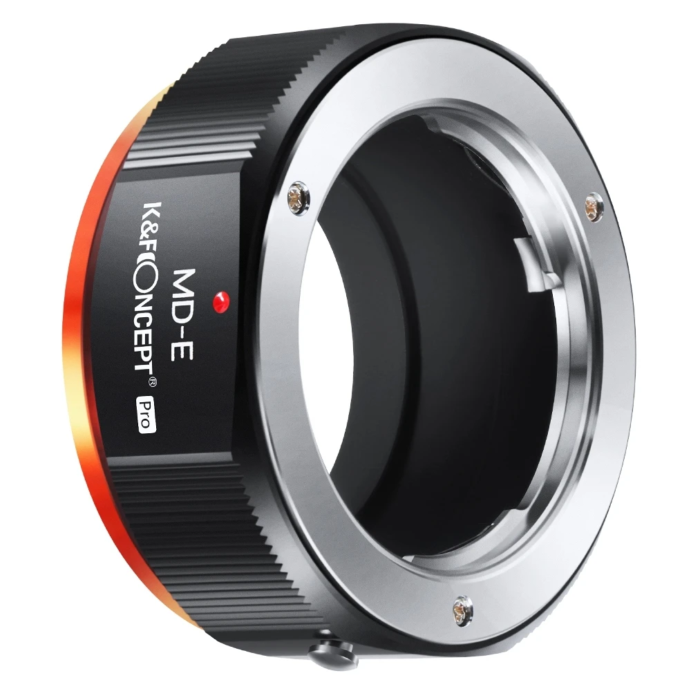 K&F Concept MD Lens to NEX Pro E Mount Adapter for Minolta MD MC Lens to NEX Pro E Mount Cameras Adapter with Matting Varnish