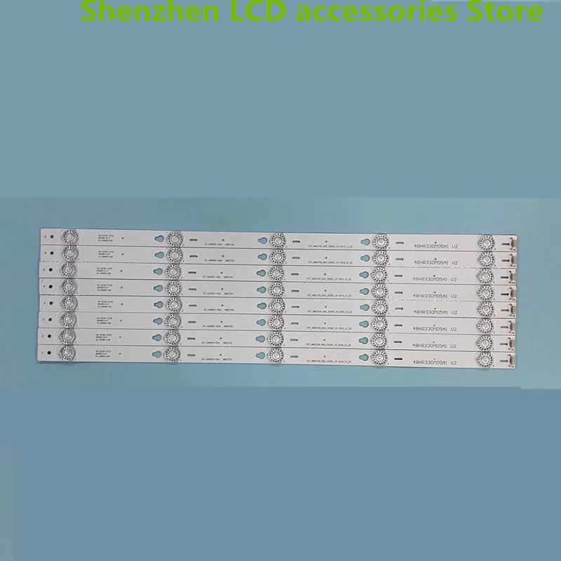 48 "التلفزيون LED الخلفية قطاع ل 4C-LB4805-HQ4 TOT-48D2700-8X5-3030C-V3 4C-LB4805-YHEX1 4C-LB4805-YHEX2 48HR330M05A1 V2