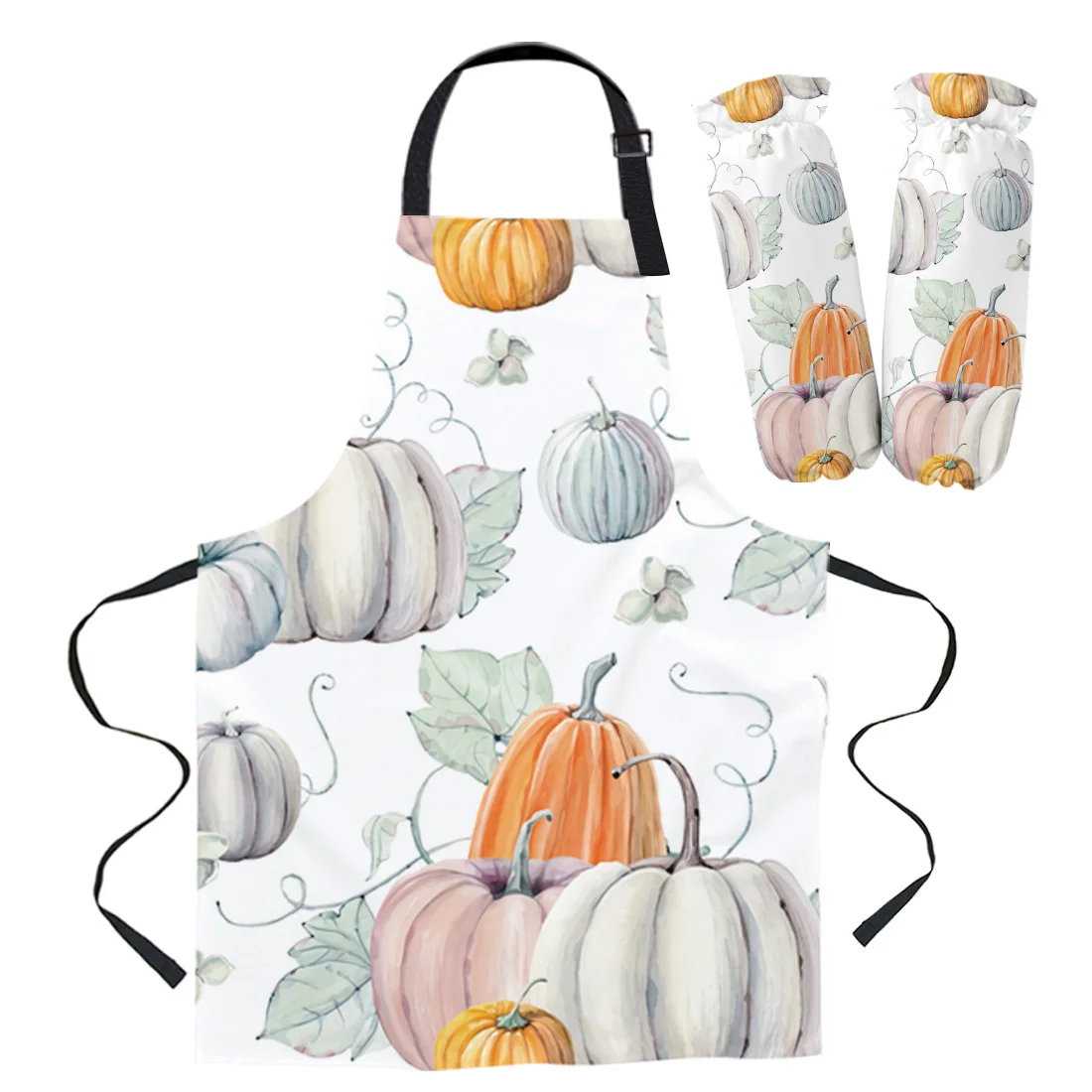 Thanksgiving Design Pumpkin Apron Kitchen Baking Accessories Kitchen Bib For Cooking Aprons For Woman Apron Kit