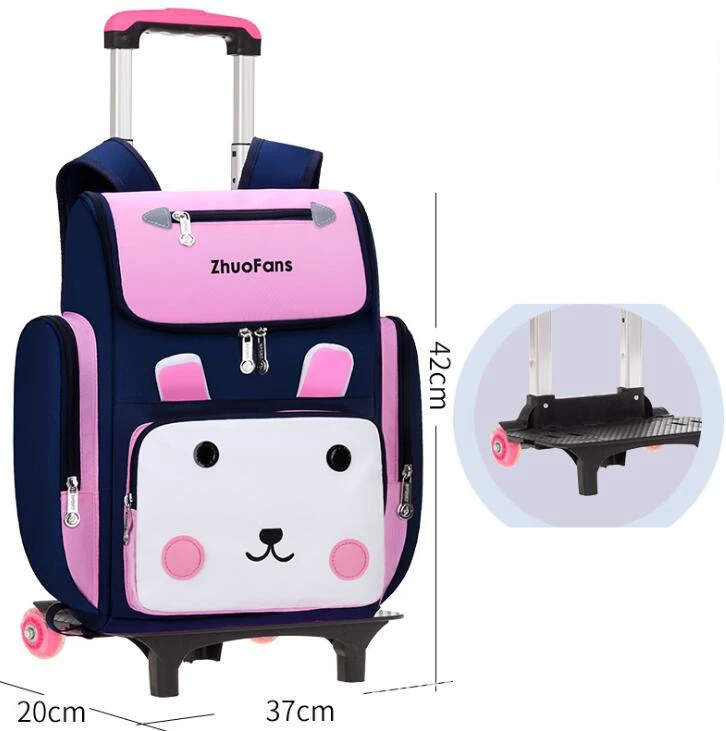 Sacos do trole da escola mochila com rodas escola saco de mochila para meninas rolando mochilas saco crianças rodas sacos crianças