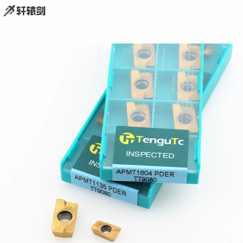 10 шт. APMT1604 APMT1135 PDER TT9080 фрезерные Вставки карбидетокарный станок инструмент Cnc отделка