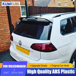 [NOT FIT FOR  VARIANT]Volkswagen VW Golf 7  2014 to 2020 ABS Plastic Rear Trunk Wing Spoiler For NORMAL Golf 7 Spoiler