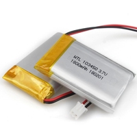 New 103450 3.7V 1800mAh Lipo Polymer Battery for GPS Navigator MP5 Bluetooth Speaker Headset E-book Lithium Rechargeable Battery