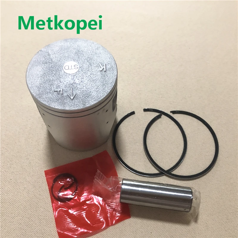 دراجة نارية 56.4 مللي متر المكبس الدائري كيت لياماها TZR125 1987-1992 DT125R 1988-1999 R1-Z 199 دبوس 16mm1-1992 TZR 125 DT 125 R DT 125R #3