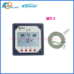 EPEVER MT-1 meter LCD Remote Meter for EPIPBD Series Dual Battery Solar Charge Controller Regulators MT-1 with 10m Cable Giant