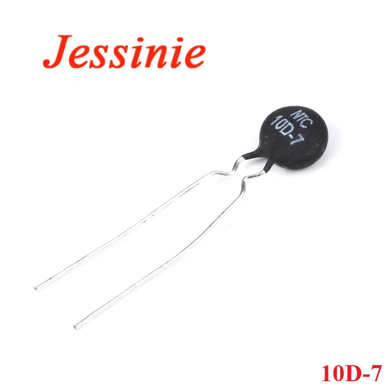 20Pcs Termistor NTC Resistor NTC 10D-7 10D7 Resistor Termal
