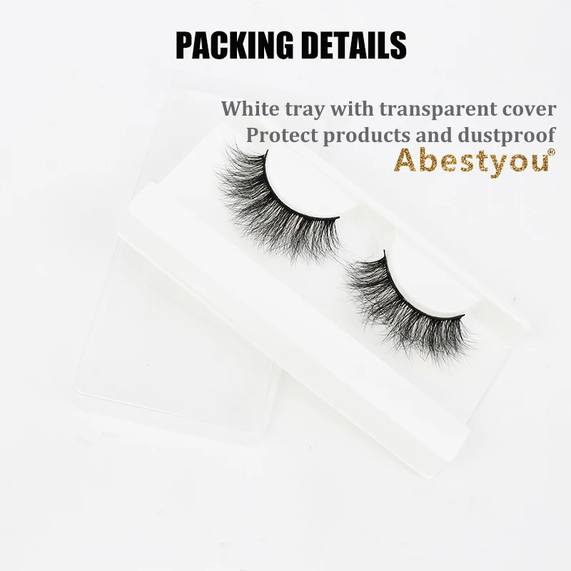 Abestyou-pestañas postizas de visón, 10-17mm, 6D, venta al por mayor, herramientas de maquillaje para extensión de pestañas