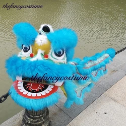 12inch  Chinese Lion Dance Mascot Costume wzplzj Girl Children 2-5Age Cartoon Family Props Outfit Dress Party Carnival Festival