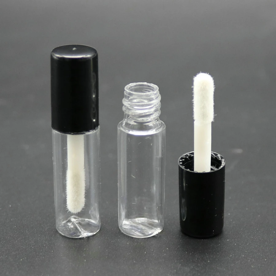 

2-100Pcs 1.2ML Diy pretty Empty clear lip gloss tube lip balm bottle container