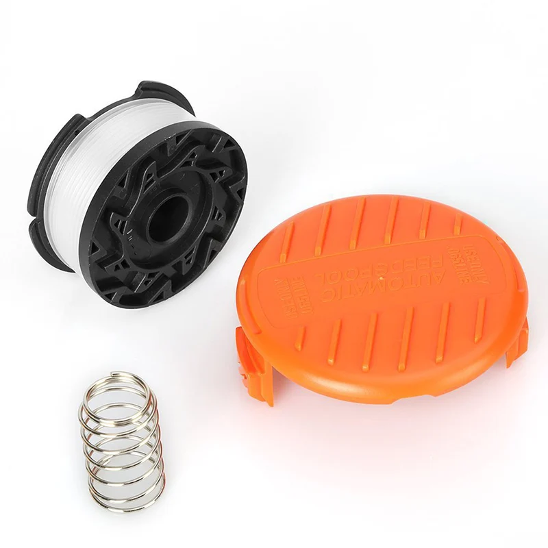 استبدال بكرة غطاء scap ل بلاك ديكر خط سلسلة الربيع الانتهازي الاعشاب الآكل عبوات 30ft 0.065 "AF-100-3ZP