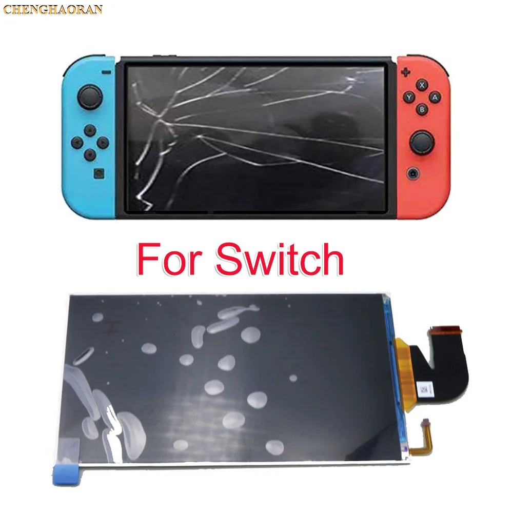 1pc for Nintendo Switch Console Lcd Display Touch Screen Full Assembly Digitizer + Touch Screen flex repair parts + Screwdrivers