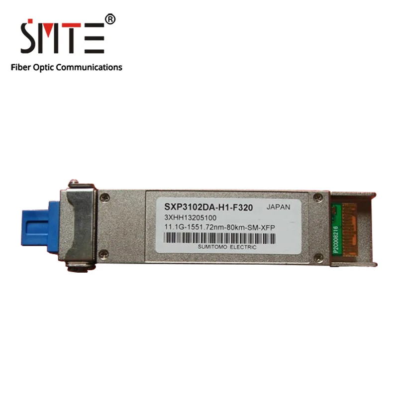 

SUMITOMO SXP3102DA-H1-F320 DWDM 11.1G-1551.72NM-80KM-SM-XFP 3XHH13205100 Fiber Optical Module