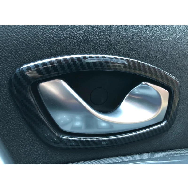 For Renault Captur Kaptur Clio 4 2013 2014 2015-2017 2018 Car Inner Door Bowl Protector Frame Cover Trim Car Styling Accessories