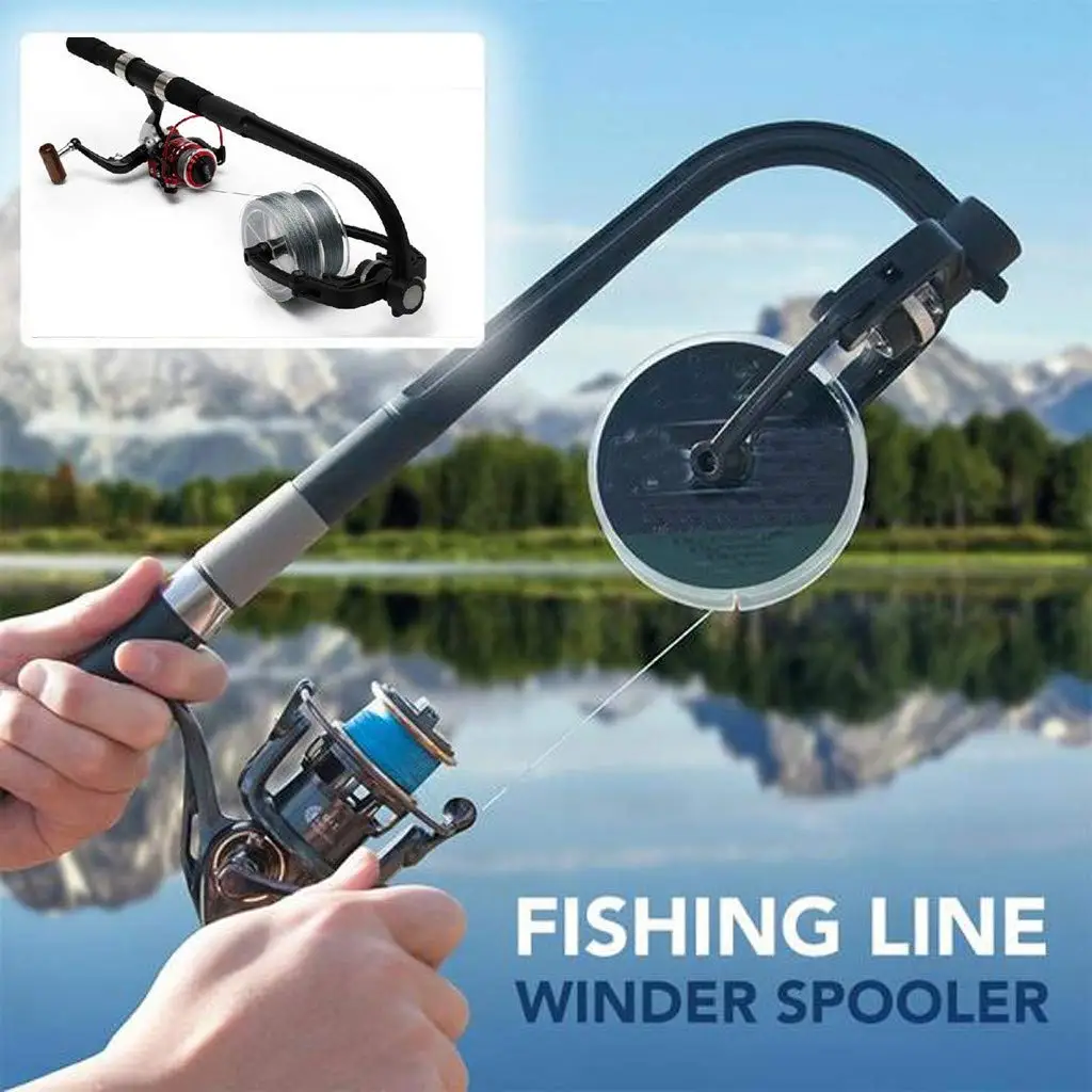 Fishing Tools Portable Fishing Line Spooler Professional Spooling Reel Winder System Tool