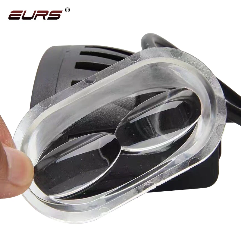 EURS Super Bright Motorcycle headlight Work lamp led spotlight 3000lm 6D motorbike accessories 3000K 6000K Motor headlamp 12V