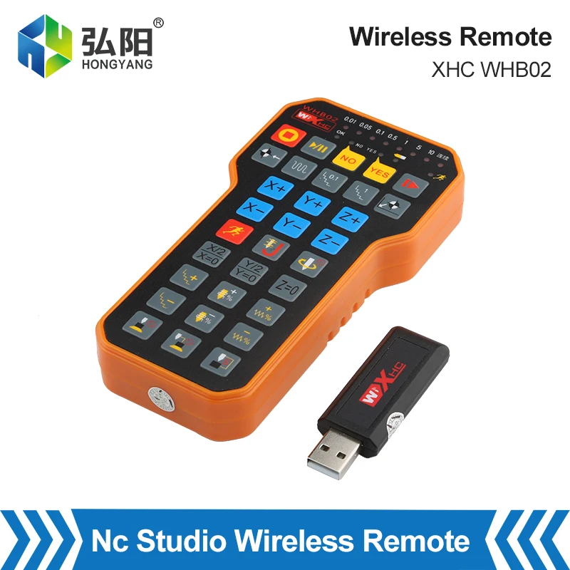 Ncstudio Alça de Controle Remoto sem Fio nc Studio Usb Dsp Cnc Fresadora Máquina Gravura Xhc Whb02 Lidar com