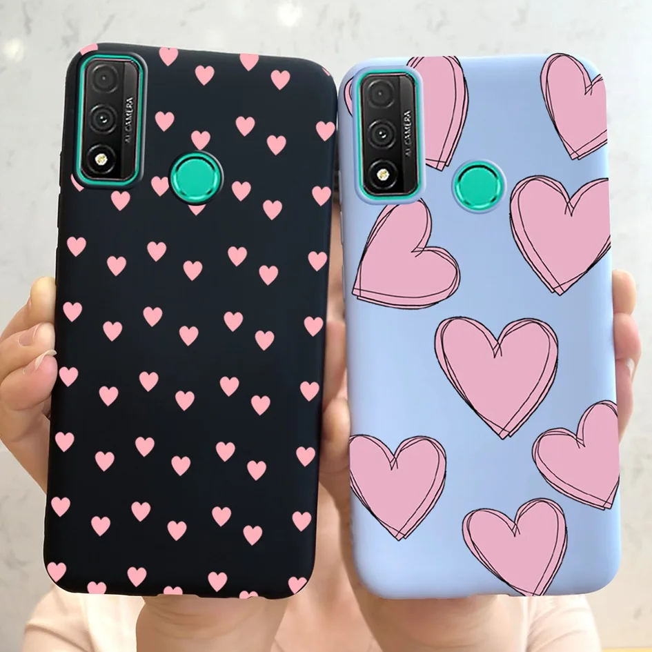 For Huawei P Smart Z Case Silicone Soft TPU Love Heart Slim Cover For Huawei P Smart 2019 Fundas on PSmart 2018 2020 Phone Cases