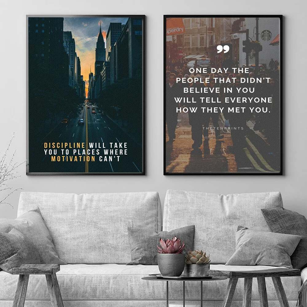 Entrepreneur Success Motivational Quote Poster Nordic Canvas Painting Prints Wall Art Picture For Office Home Decoration Cuadros