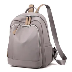 High Quality Oxford Backpack Simple Design Women Shoulder Bag Casual Travel Backpacks Youth Ladies School Bag Black&Khaki