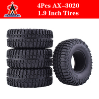 4Pcs AUSTAR AX-3020 1.9 Inch 102mm Rubber Rocks Crawler Tires Tyre for 1/10 Traxxas Redcat SCX10 AXIAL RC4WD TF2 RC Car