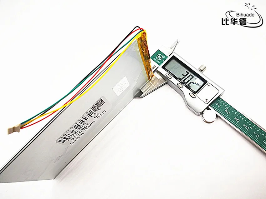 5P2.0 Tốt Lượng Cao 2 Chiếc Máy Tính Bảng Pin 3.7V 5000 MAh 3080140 Polymer Lithium Ion/Pin Li-ion Cho máy Tính Bảng Pin