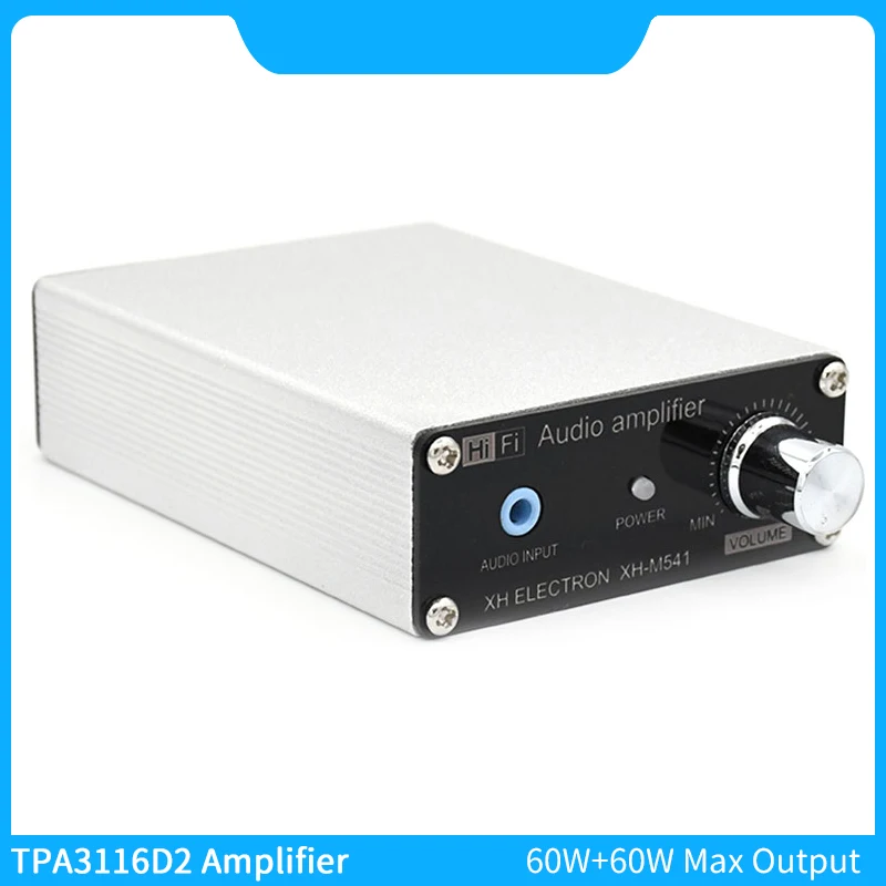 TPA3116D2 High Power Amplifer Board 60W+60W 2.0 Channels Digital Audio Amplifiers TPA3116 Class D Amp Volume with Switch