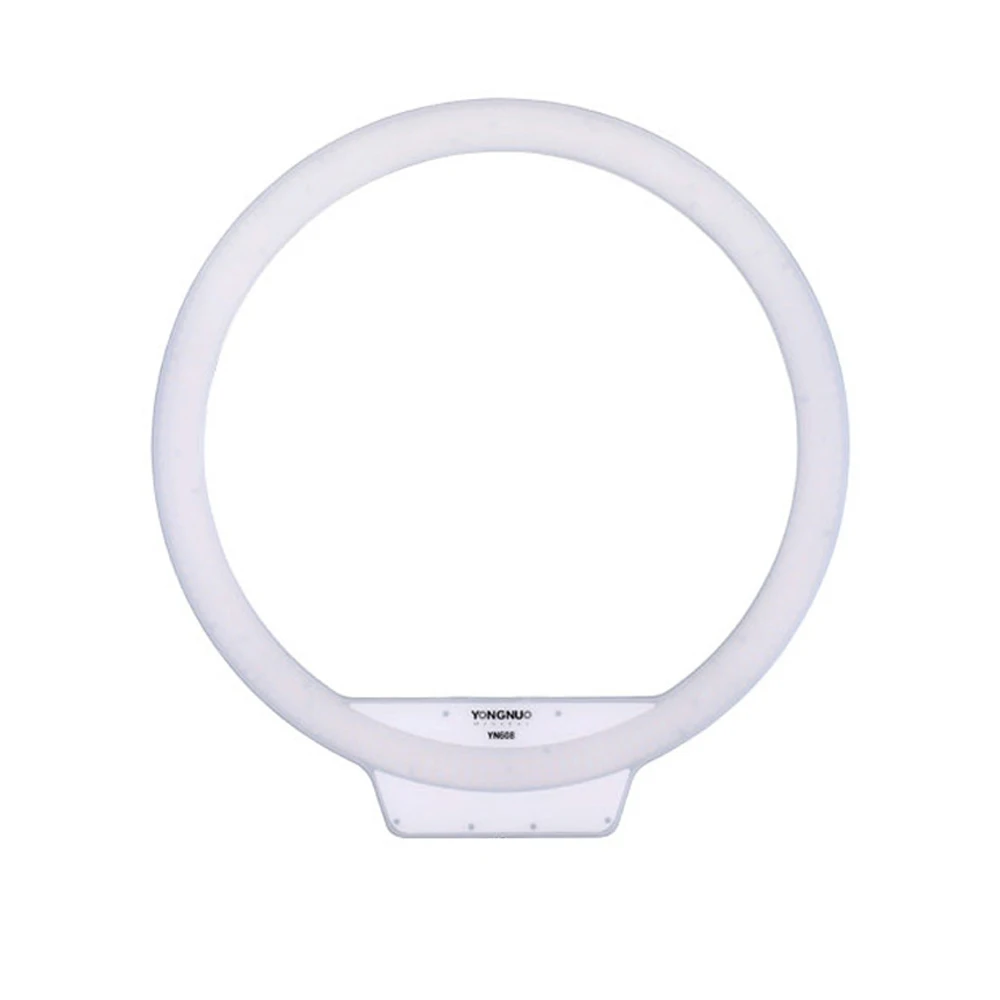 Yongnuo-Anillo de luz Led YN608 bicolor 3200-5500K/blanco 5500K, luz de relleno para Selfie y vídeo, trípode de 2m, iluminación remota inalámbrica en vivo para fotos