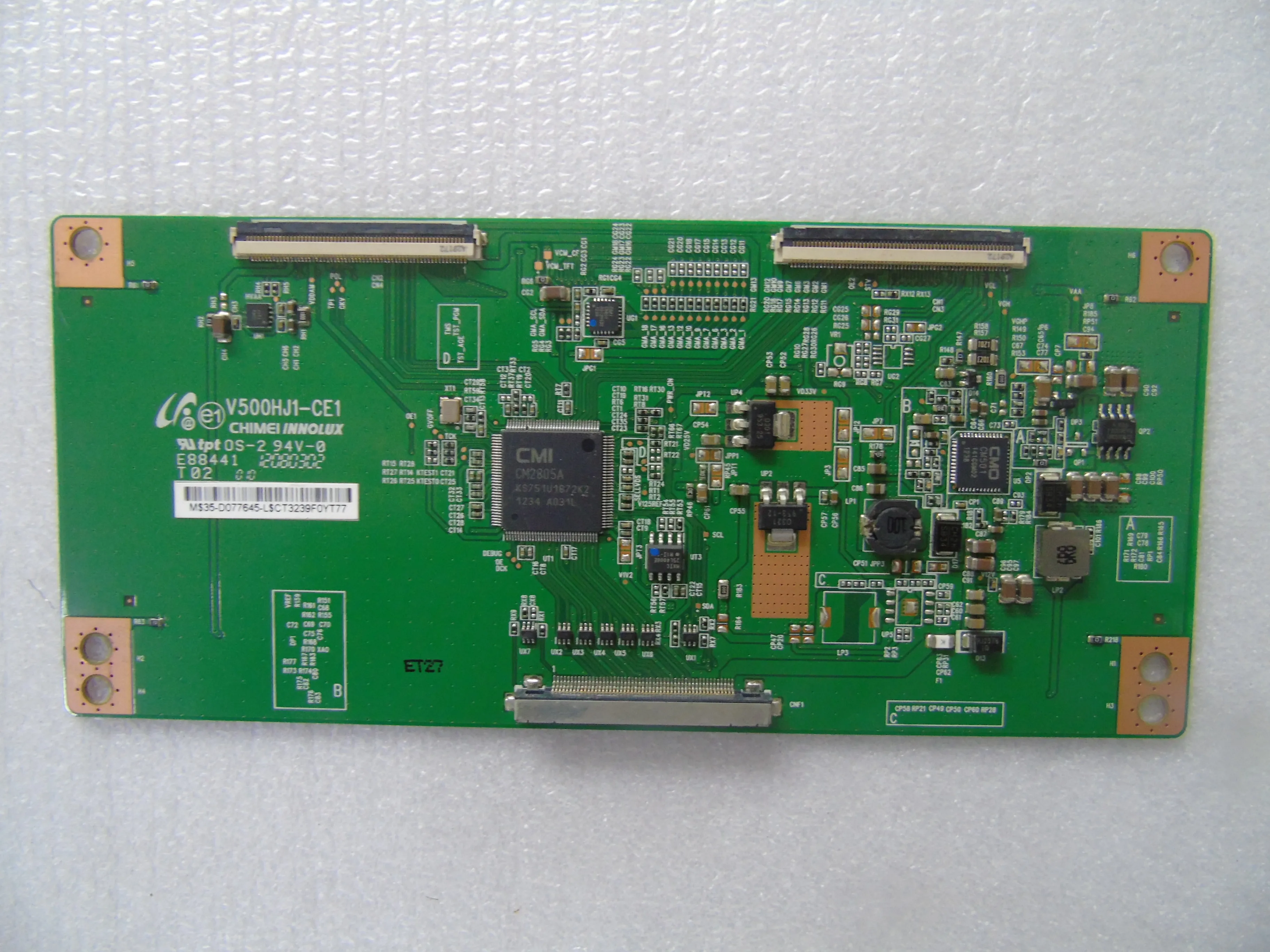 V500hj1-ce1 Grote Chip Logic Board Verbinden Met T-CON Verbinden Boord