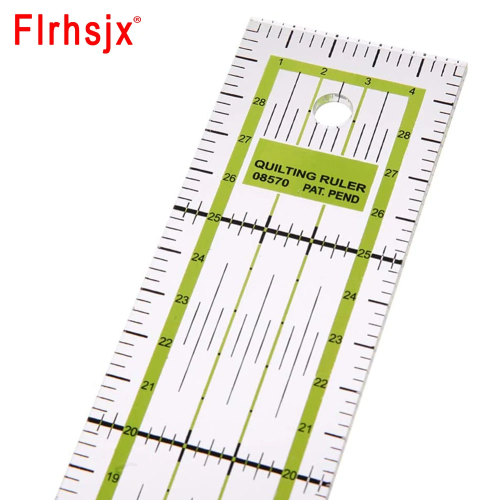 FLRHSJX 5*30cm Quilting Ruler Acrylic Patchwork Ruler with Grid Lines Tailor Yardstick Cutting Sewing Ruler Sewing Accessories