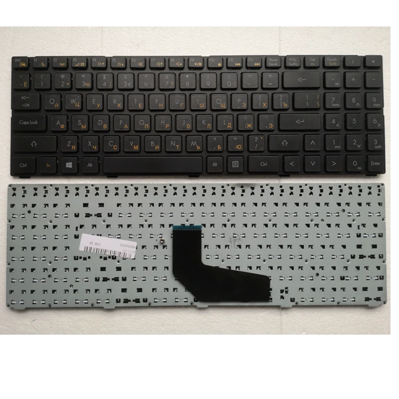 

GZEELE Russian Keyboard for DNS 0158740 TWJ O2C K660D AETWCU00010 MP-09R60J0-920 TWC-N13M-GE2 TWC-N13P-GT RU Black keyboard