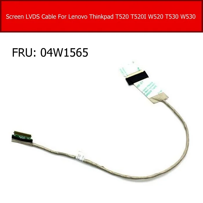 

Screen LVDS Connector Flex Cable For Lenovo Thinkpad T520 T520I W520 T530 W530 Connect Mainboard Cable Laptop FRU:04W1565